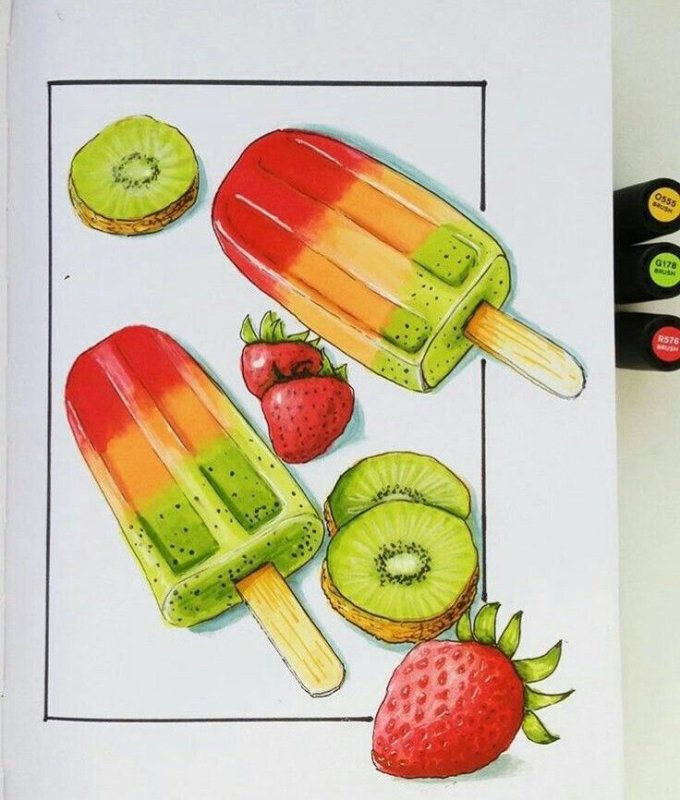 Рисунки еды