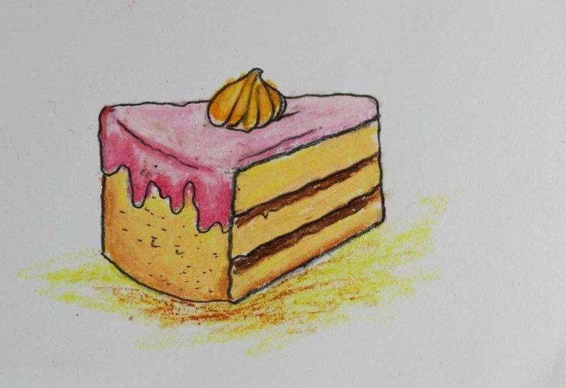 Картинки торта для срисовки
