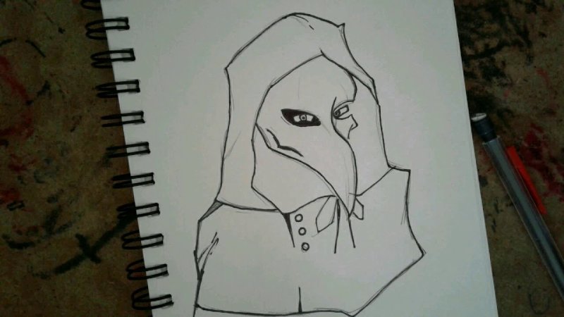 Раскраска SCP 049