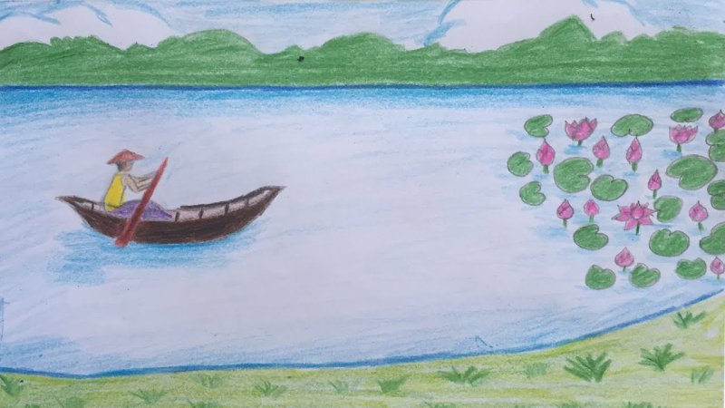Озеро для рисования для детей