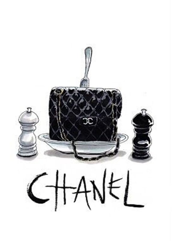 Сумка Chanel рисунок