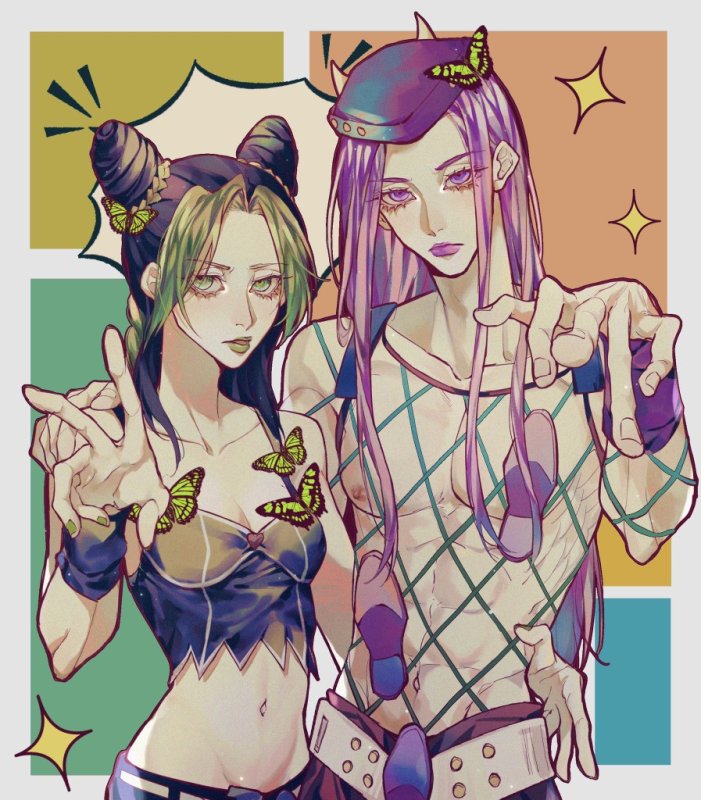 Jolyne and Anasui