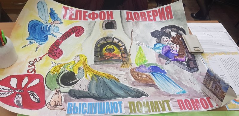 Детский телефон доверия рисунок