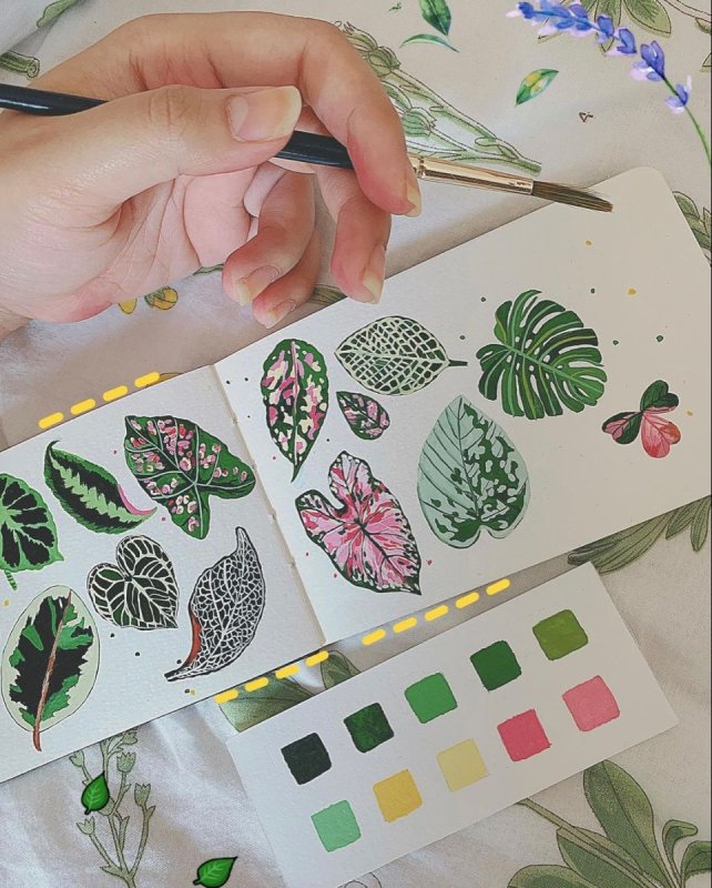 Gouache Painting Sketchbook