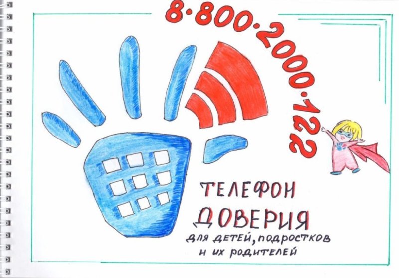 Телфон доверия рисунок