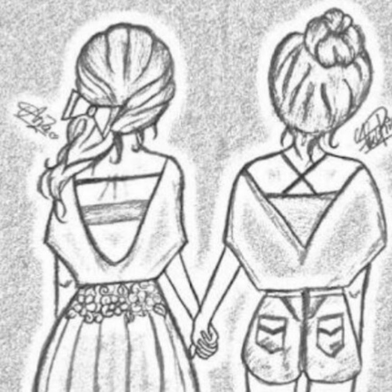 рисунки подруг