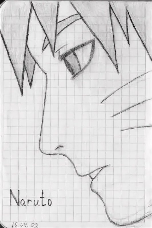 Рисунки для срисовки аниме