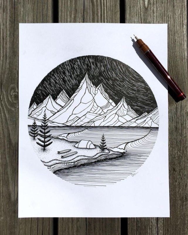 Перо для рисования тушью