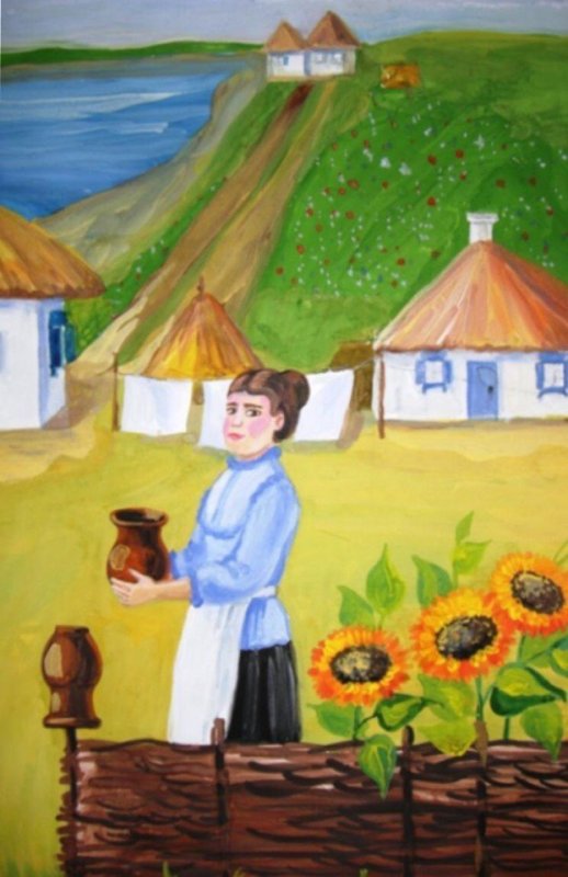 Рисунок на тему Кубань