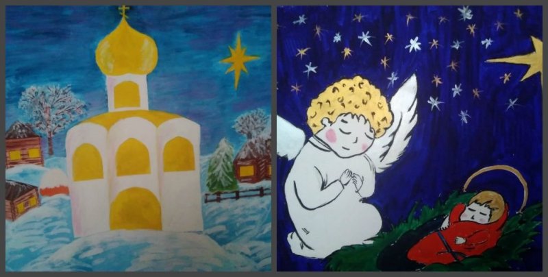 Рождество рисунок