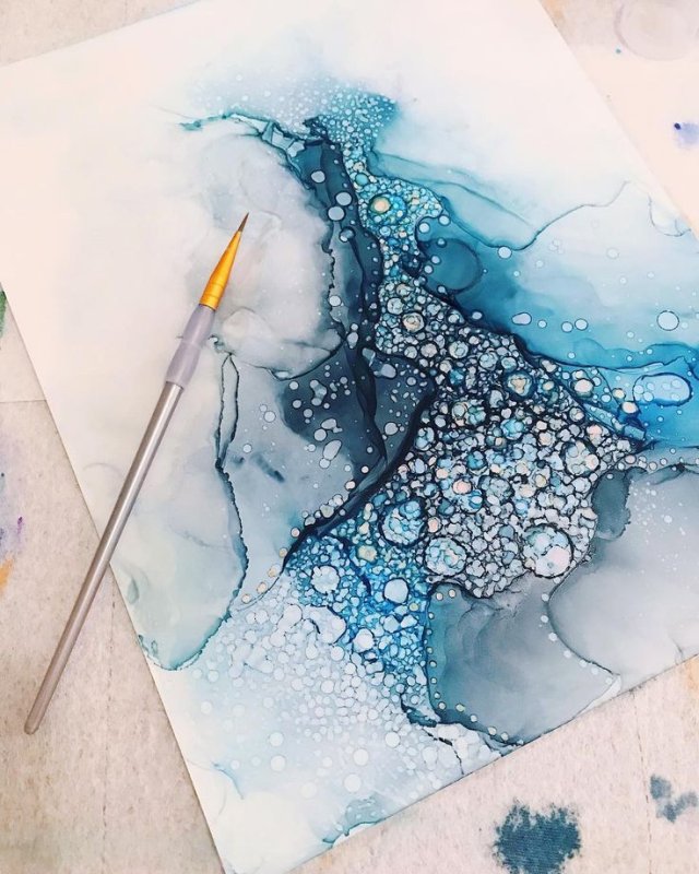 Рисование акварельными красками