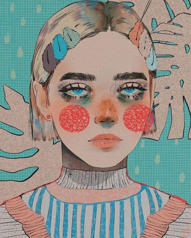 Рисунки встиле инди кит
