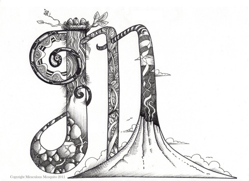 Стилизованные буквы