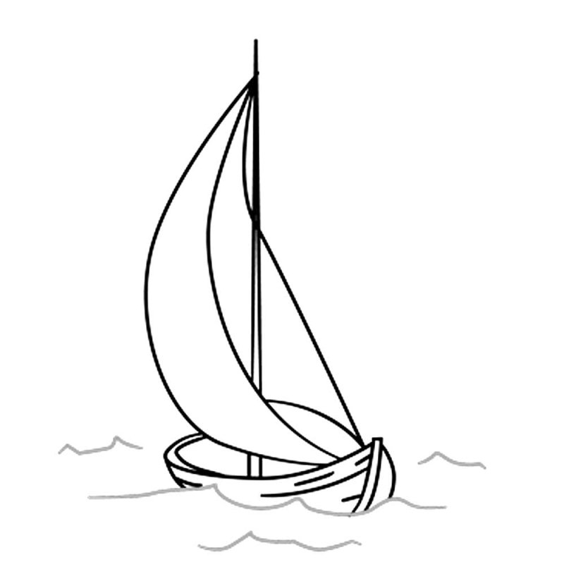 Парусник рисунок