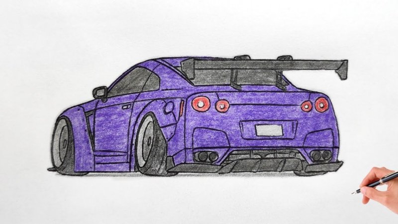 Nissan gt-r r35 Blueprint