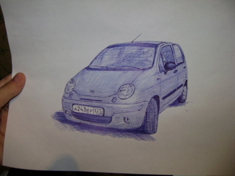 Daewoo Nexia Daewoo Matiz рисовать