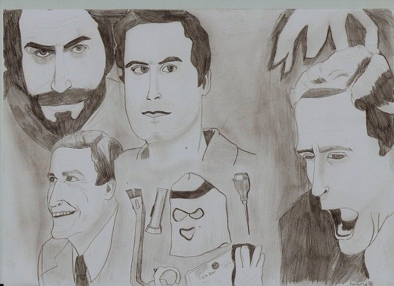 Тед банди и Джеффри Дамер арты