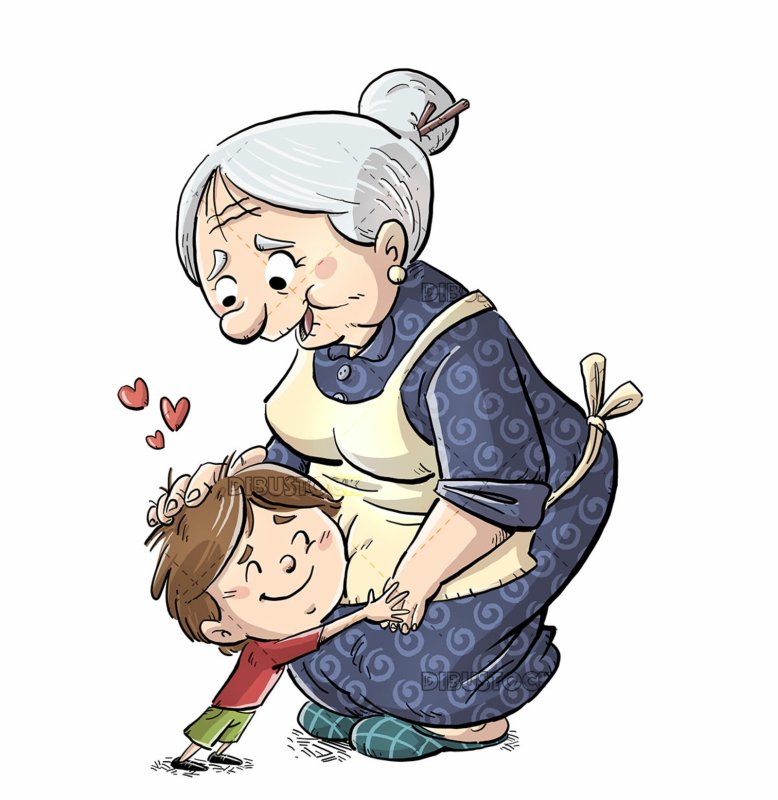 Бабушка с ребенком