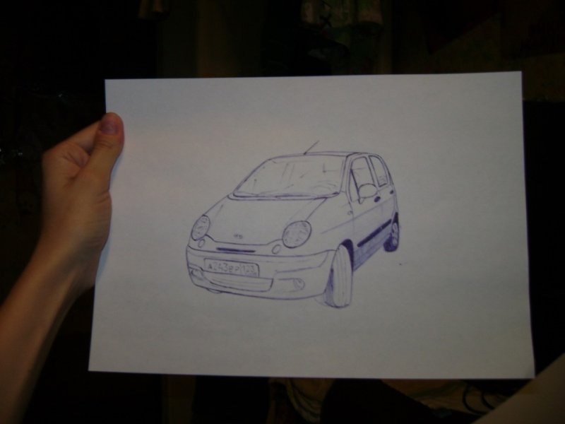 Daewoo Nexia Daewoo Matiz рисовать