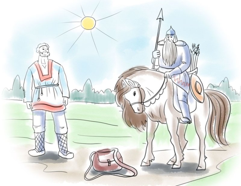 Былина Святогор и Микула Селянинович
