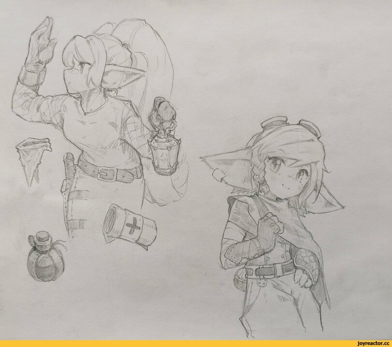 Лига легенд Poppy с большой грудью эскизы