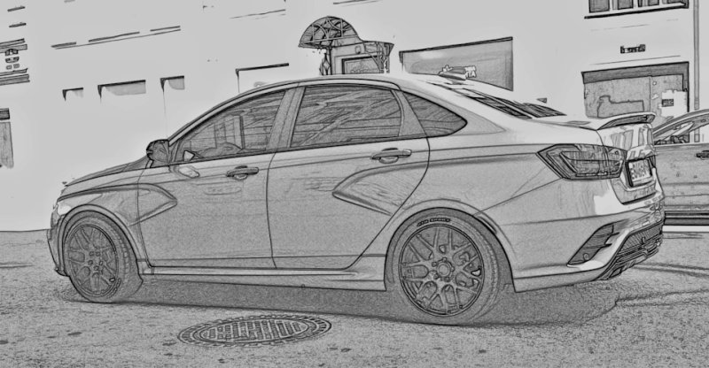 Lada Vesta Blueprint