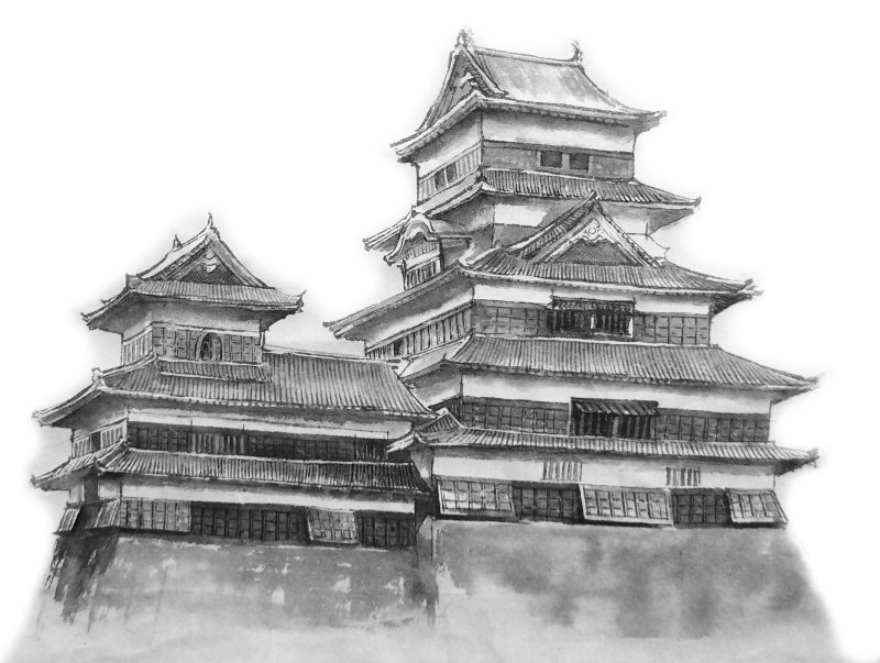 Древняя Япония архитектура тата-ана-дзюке