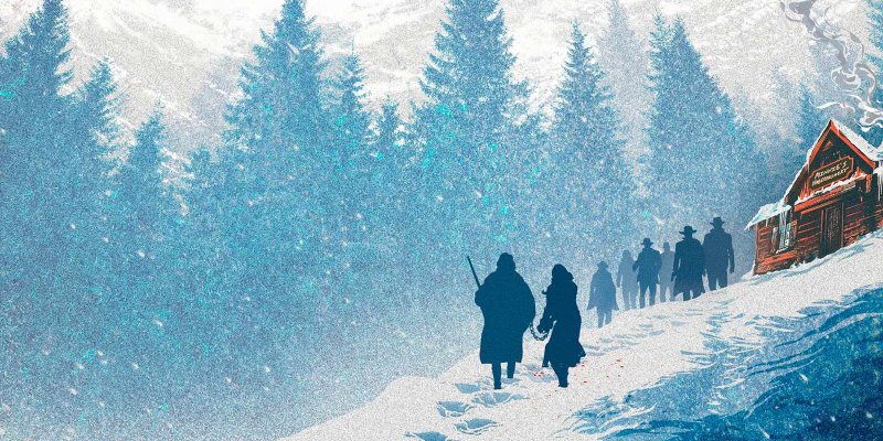 Тарантино в фильме Омерзительная восьмерка