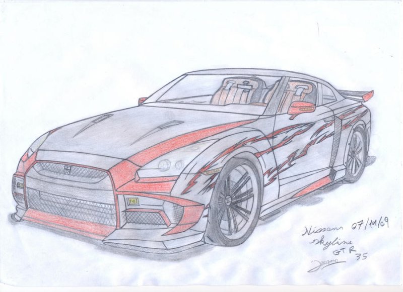 GTR 35 рисунок