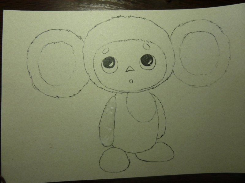 рисунки чебурашка