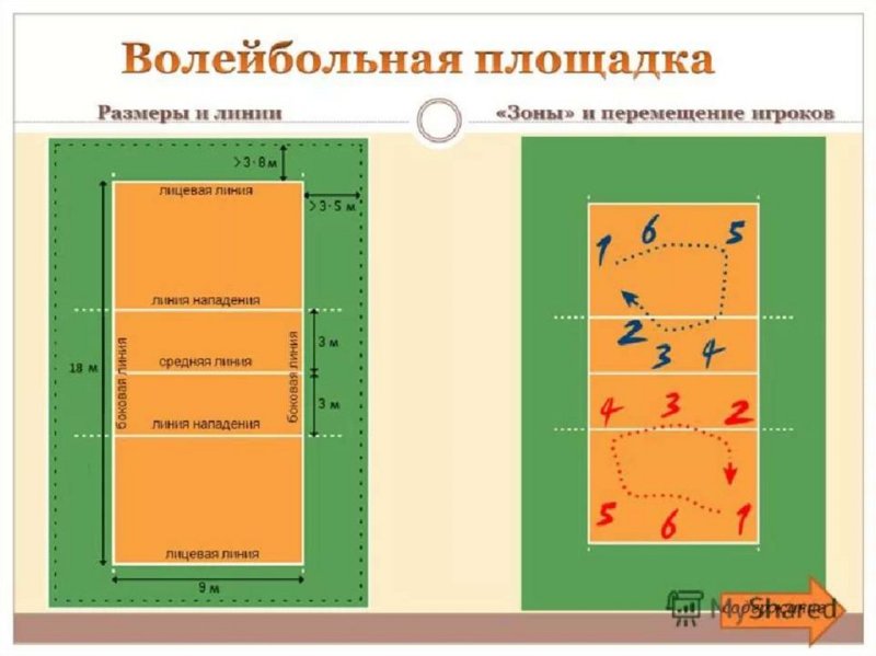 Волейбольное поле