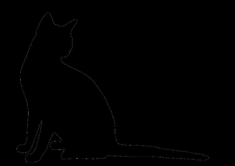 Контур кошки