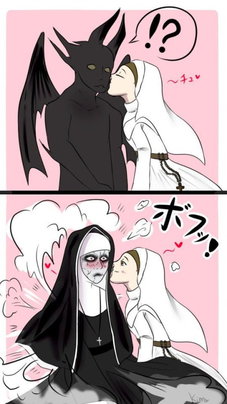 арт монашка