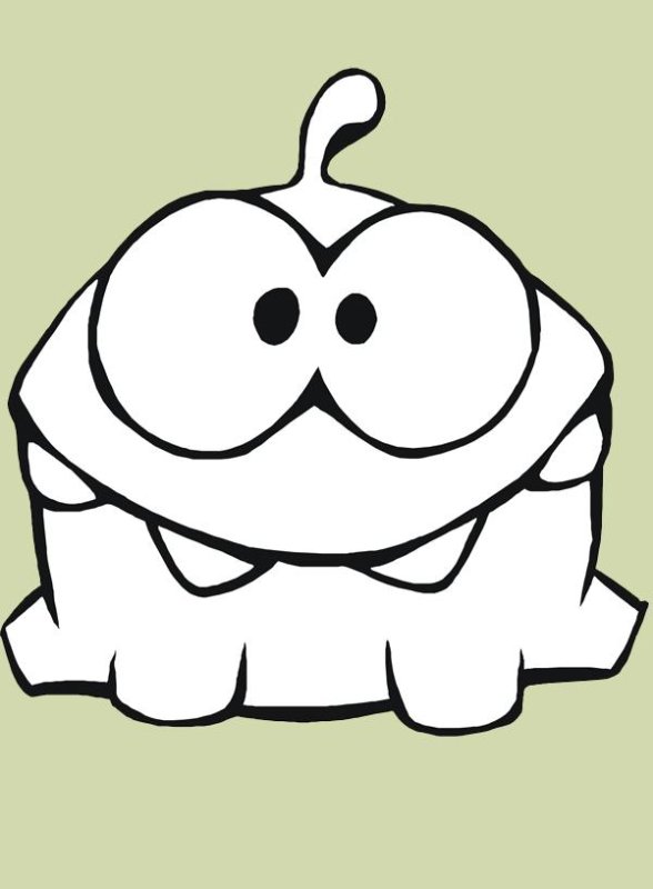 раскраска ам ням