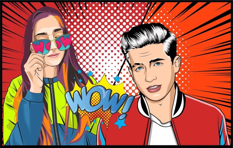 Стиль Pop Art в фотошопе