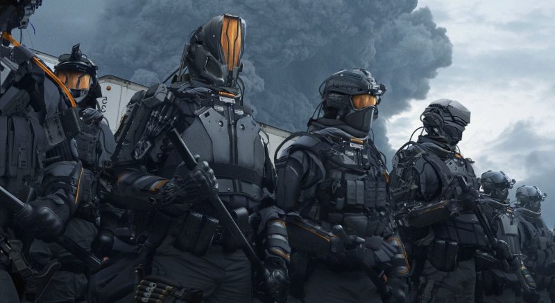 Sci Fi солдат Art