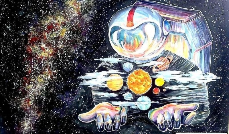 Рисование космос