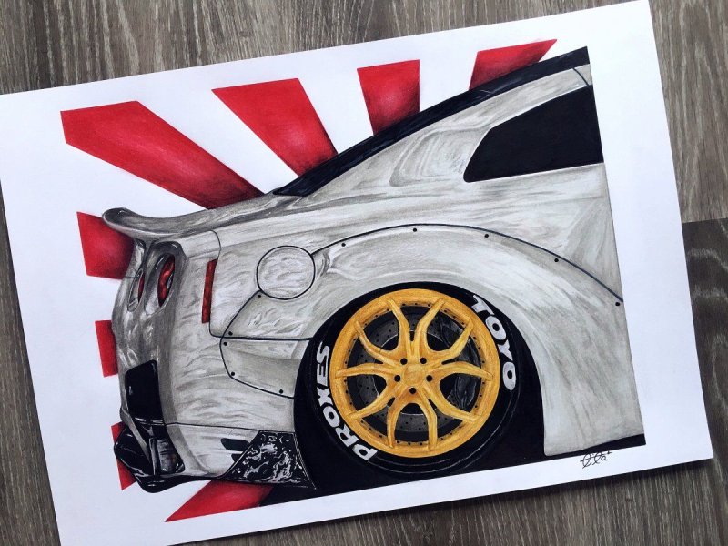 JDM машины для рисования