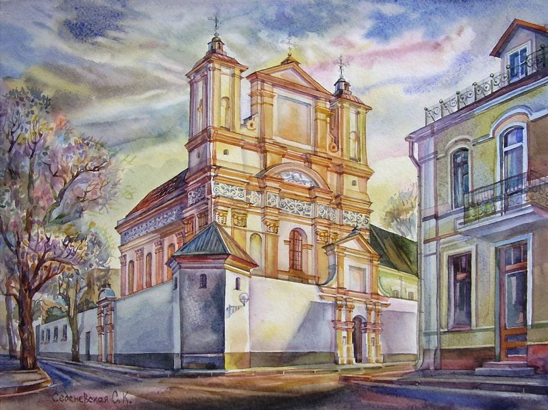 Архитектура акварелью