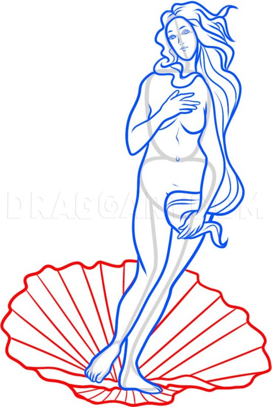Богиня рисунок