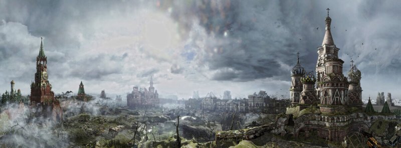 Храм Василия Блаженного в метро 2033