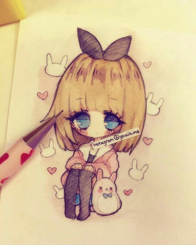 Милые рисунки карандашом
