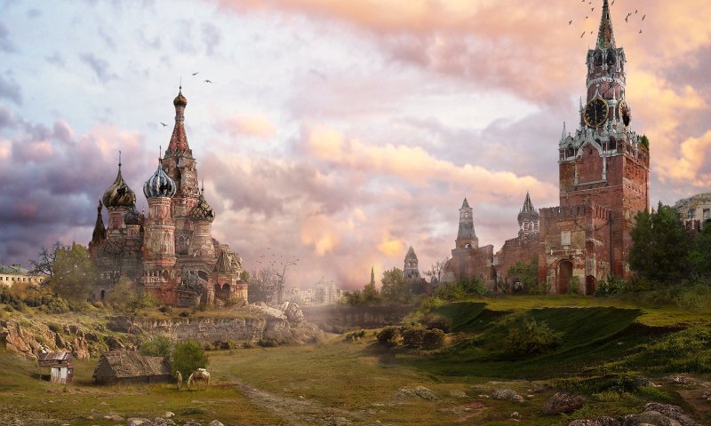 Владимир Манюхин. Красная площадь. Осень