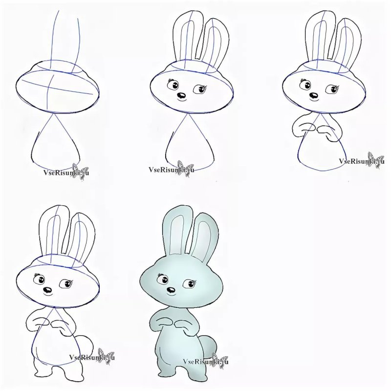 Рисунки для срисовки для детей