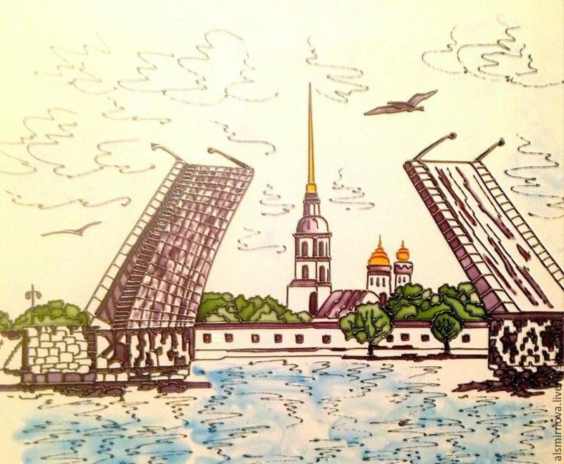 Санкт-Петербург рисунок