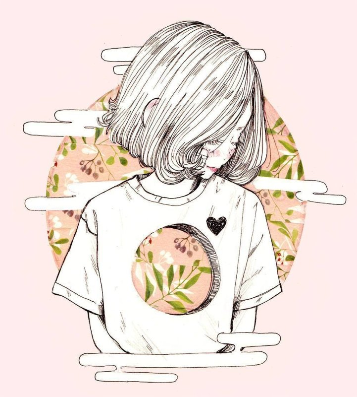 Рисунки для скетчбука девушки