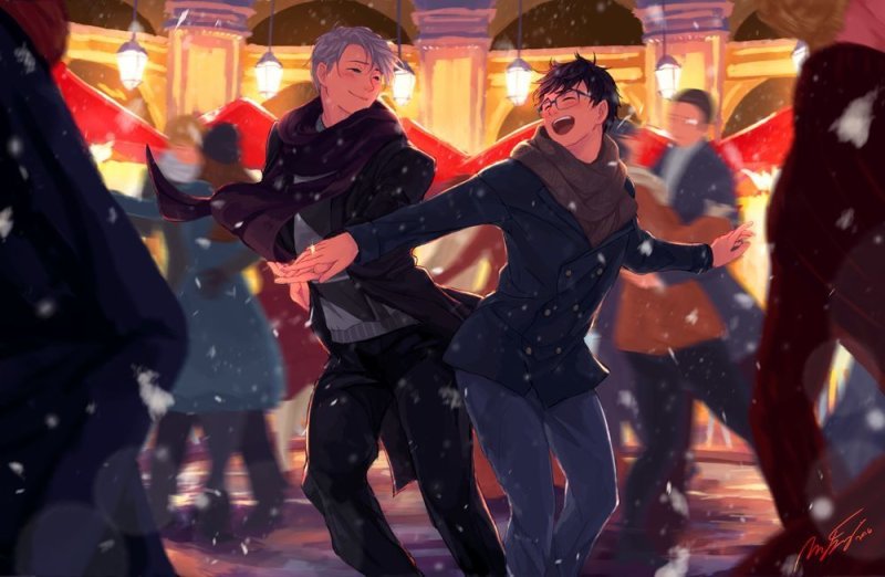 Yuri on Ice Art mappa