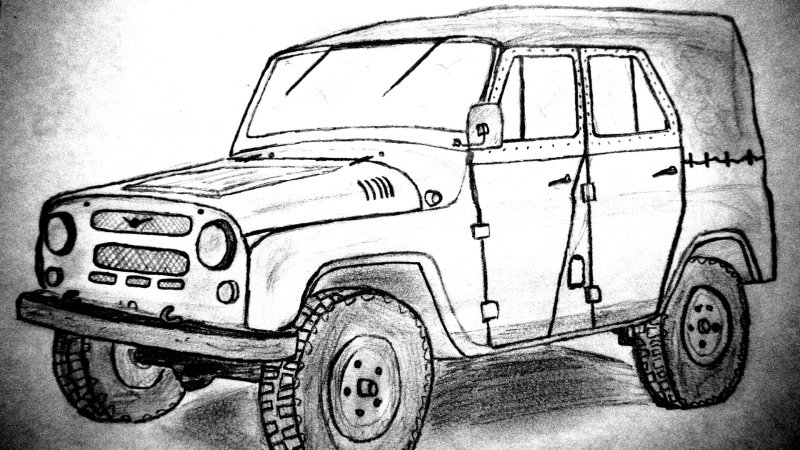 УАЗ 459 сбоку