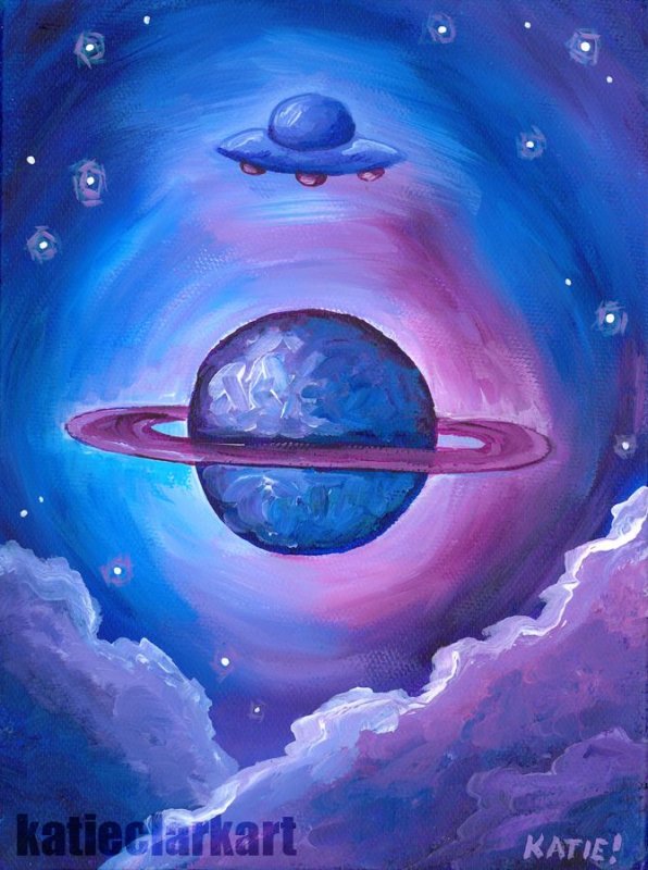 Рисунок на космическую тему