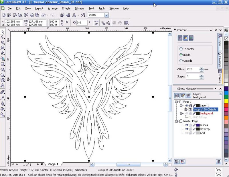 Coreldraw чертежи